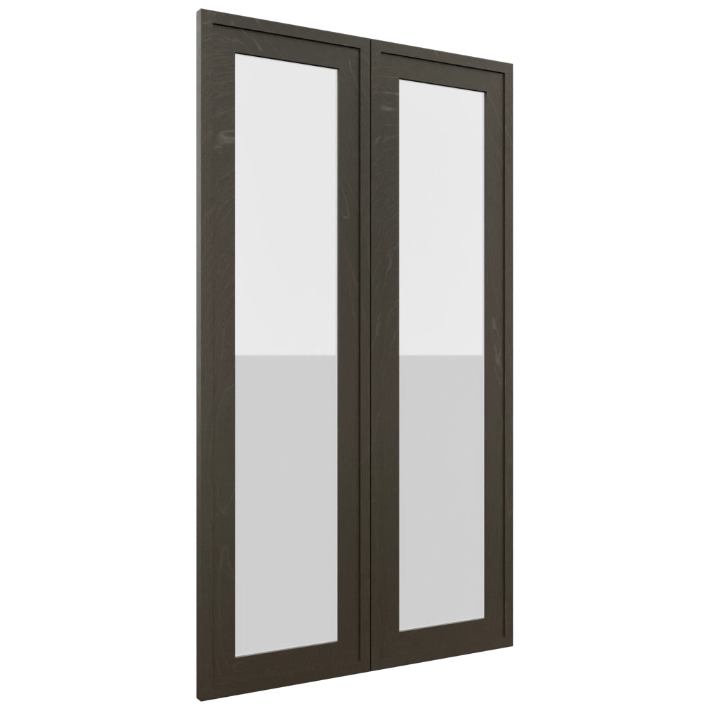 Fabuwood Luna Kona DS GDW2442 Wall Glass Door, Front View