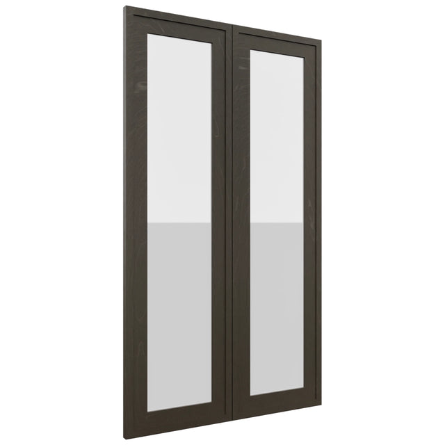 Fabuwood Luna Kona DS GDW2442 Wall Glass Door, Front View