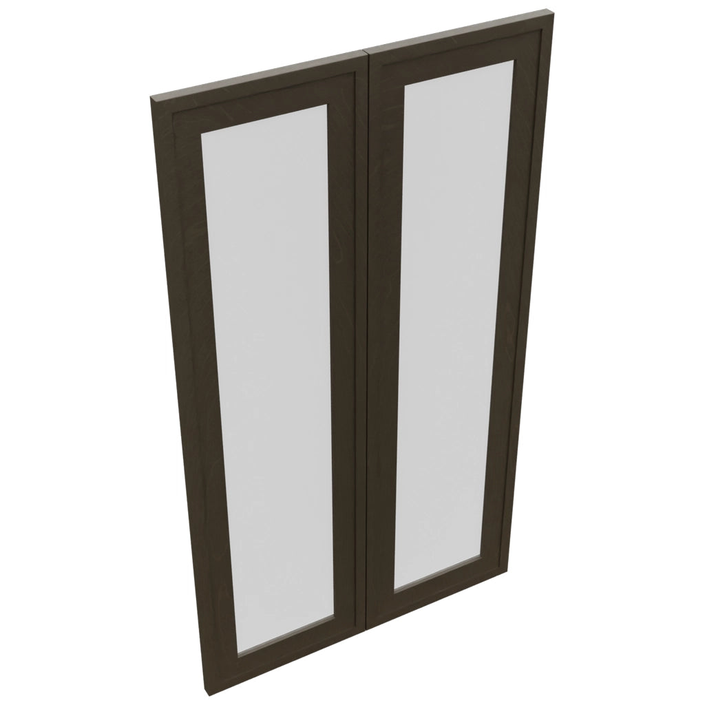 Fabuwood Luna Kona DS GDW2442 Wall Glass Door, Top View