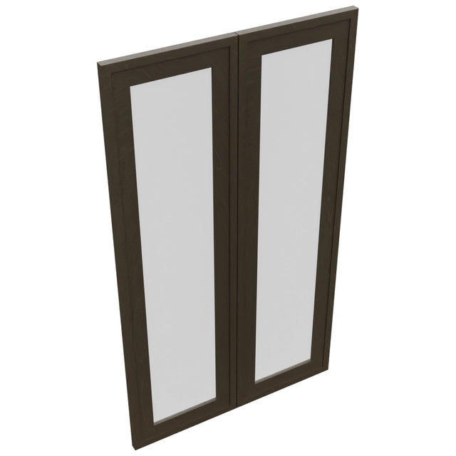 Fabuwood Luna Kona DS GDW2442 Wall Glass Door, Top View
