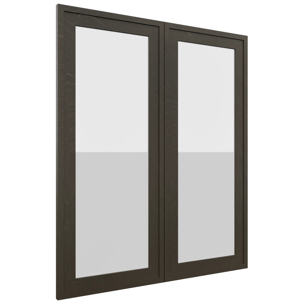 Fabuwood Luna Kona DS GDW3036 Wall Glass Door, Front View