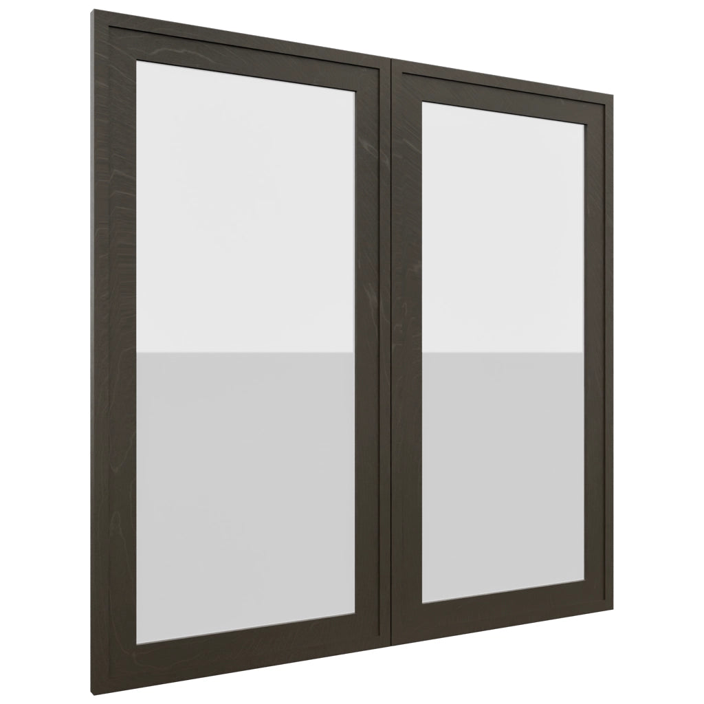Fabuwood Luna Kona DS GDW3636 Wall Glass Door, Front View