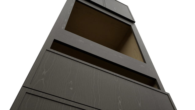 Fabuwood Luna Kona OC3396C Tall Oven Cabinet Combo, Detail View