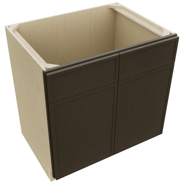 Fabuwood Luna Kona SB33 Base Sink Cabinet, Top View