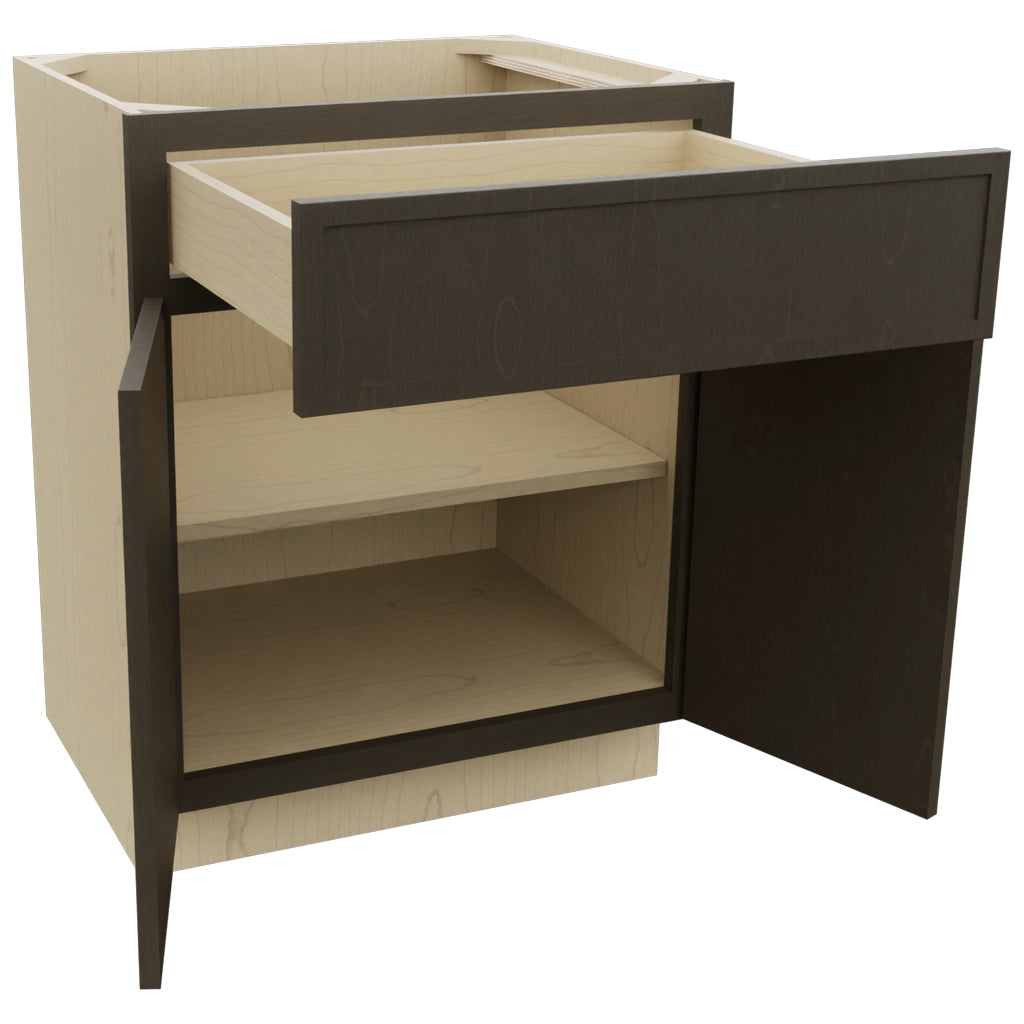 Fabuwood Luna Kona VB27-34 Vanity Base Standard Cabinet, Open View