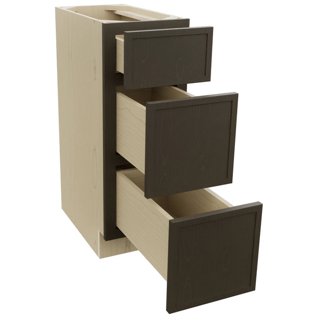 Fabuwood Luna Kona VDB12-34 Vanity Drawer Cabinet, Open View