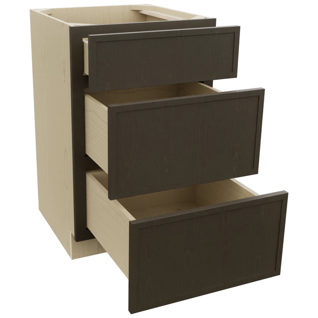 Fabuwood Luna Kona VDB21-34 Vanity Drawer Cabinet, Open View