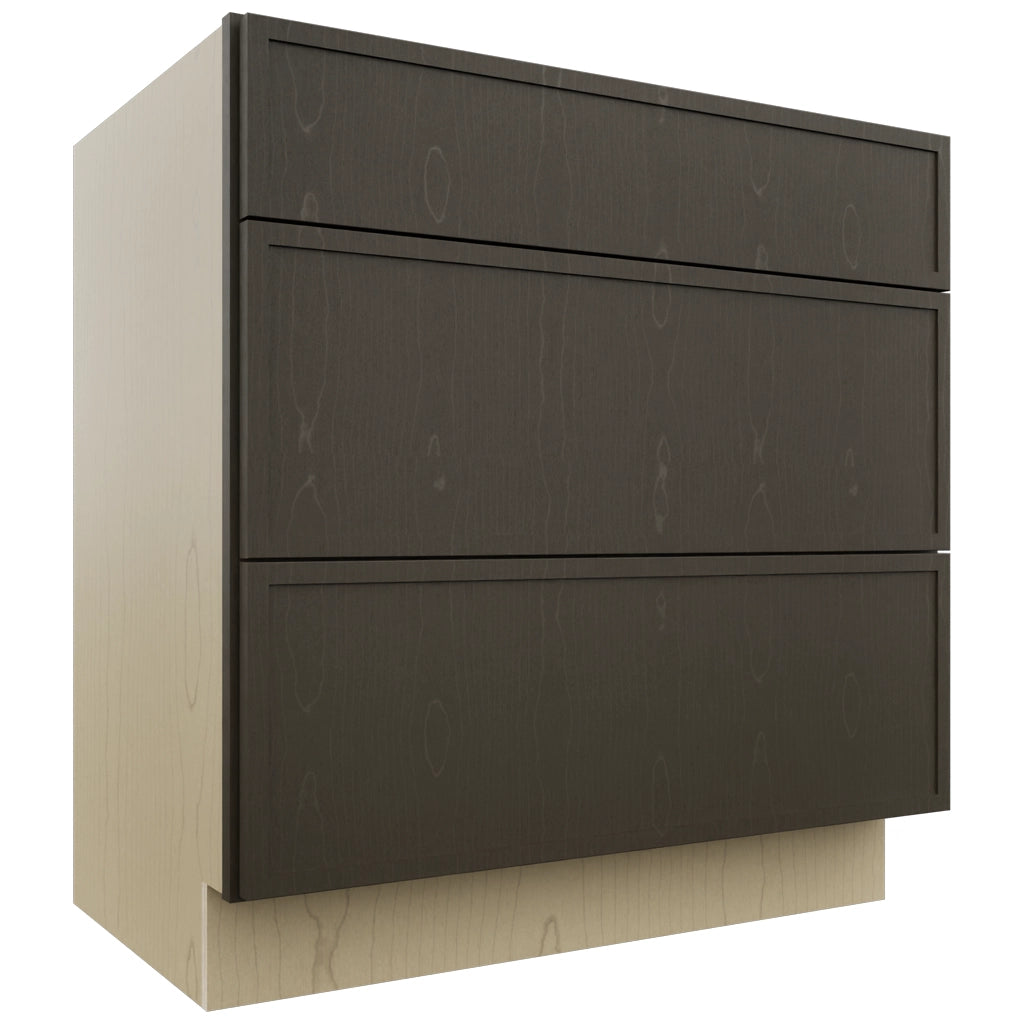Fabuwood Luna Kona VDB33-34 Vanity Drawer Cabinet, Front View