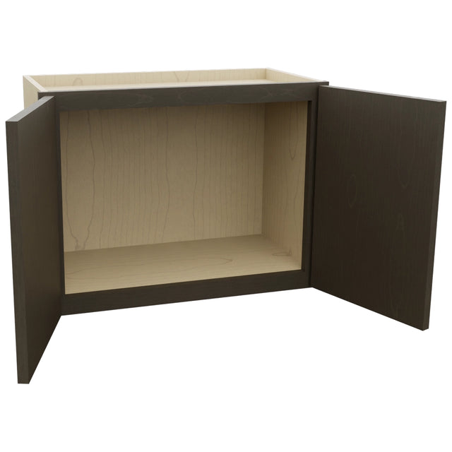 Fabuwood Luna Kona W2418 Wall Standard Cabinet, Open View