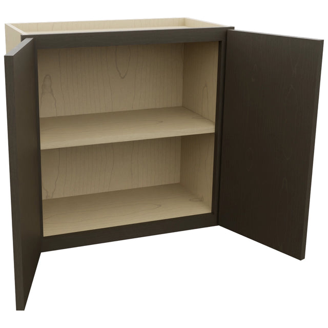 Fabuwood Luna Kona W2424 Wall Standard Cabinet, Open View