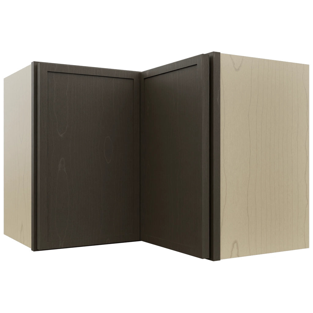 Fabuwood Luna Kona WPC2418 Wall Corner Pie Cabinet, Front View