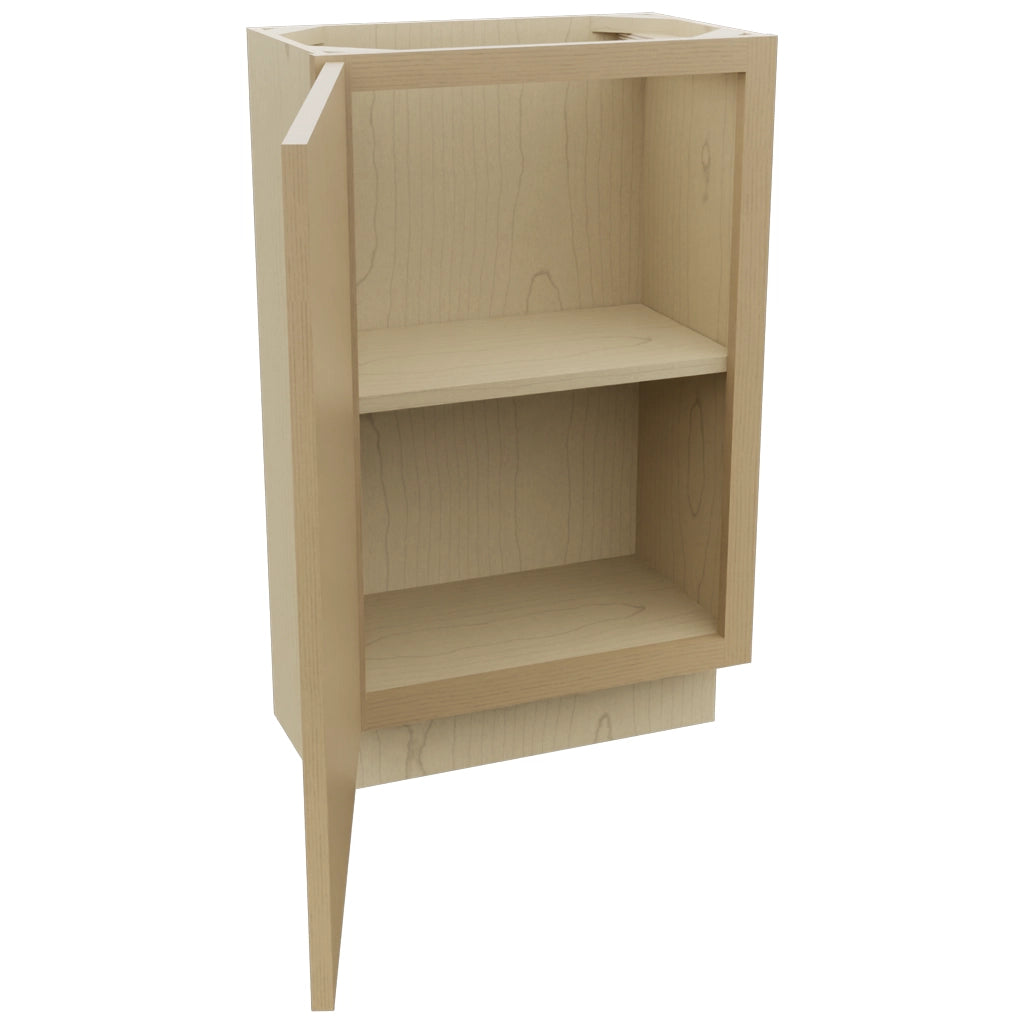 Fabuwood Luna Natural Oak B21FD-12D Base Full Door Cabinet, Open View