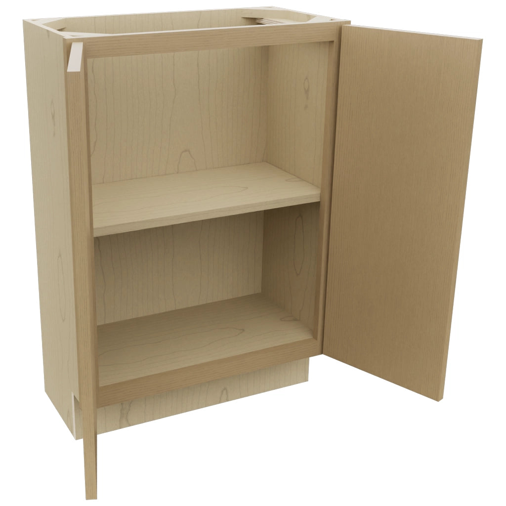 Fabuwood Luna Natural Oak B24FD-12D Base Full Door Cabinet, Open View