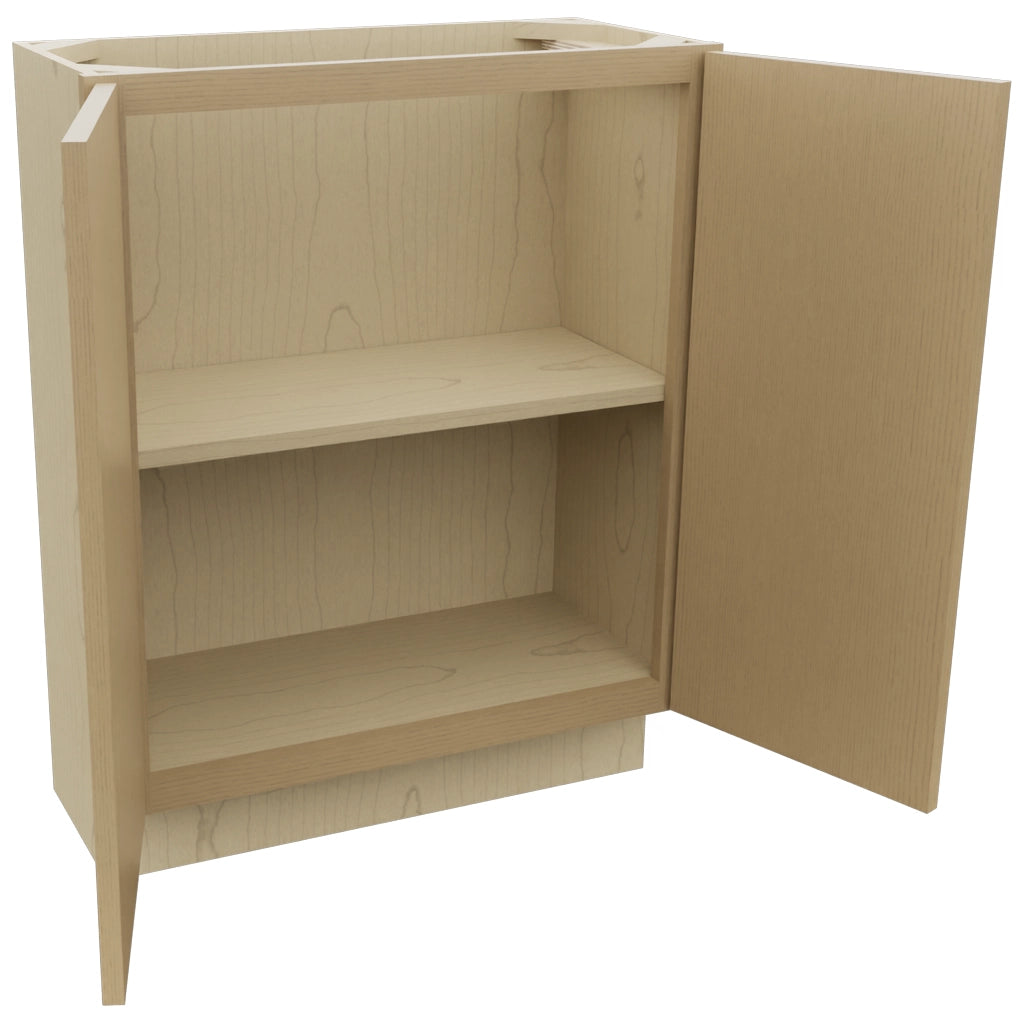 Fabuwood Luna Natural Oak B27FD-12D Base Full Door Cabinet, Open View