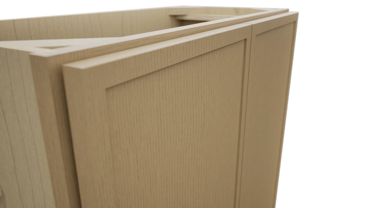 Fabuwood Luna Natural Oak B27FD-12D Base Full Door Cabinet, Detail View