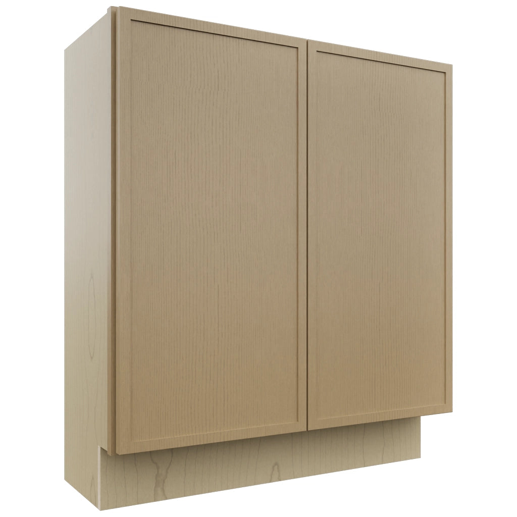 Fabuwood Luna Natural Oak B30FD-12D Base Full Door Cabinet, Front View