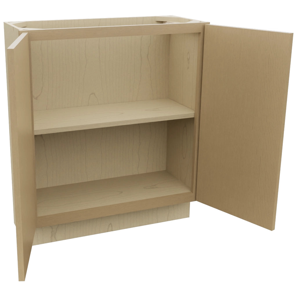 Fabuwood Luna Natural Oak B30FD-12D Base Full Door Cabinet, Open View