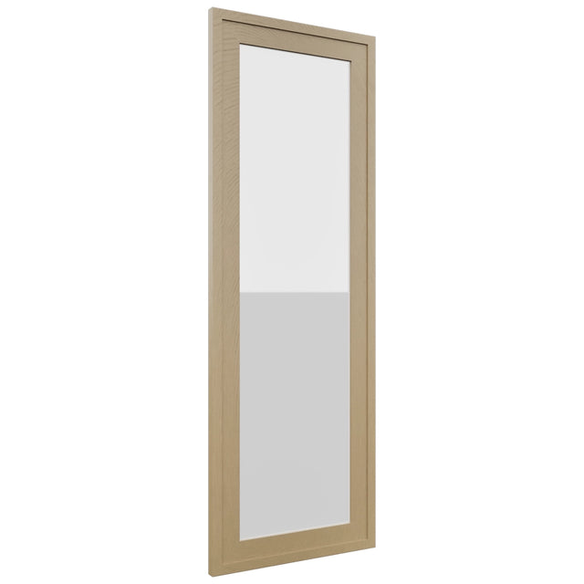Fabuwood Luna Natural Oak DS GDW1542 Wall Glass Door, Front View