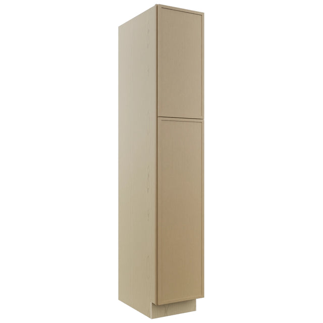 Fabuwood Luna Natural Oak TP242484 Tall Pantry Cabinet, Front View