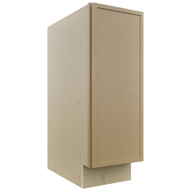 Fabuwood Luna Natural Oak VB12FD Vanity Base Full Height Cabinet, Front View