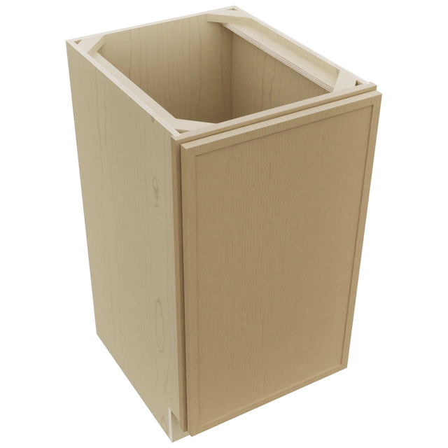 Fabuwood Luna Natural Oak VB18FD Vanity Base Full Height Cabinet, Top View