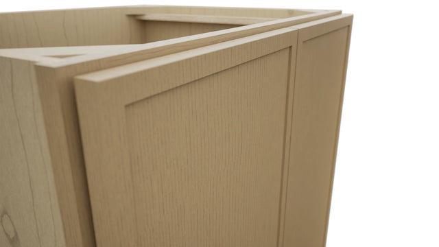Fabuwood Luna Natural Oak VB27FD Vanity Base Full Height Cabinet, Detail View