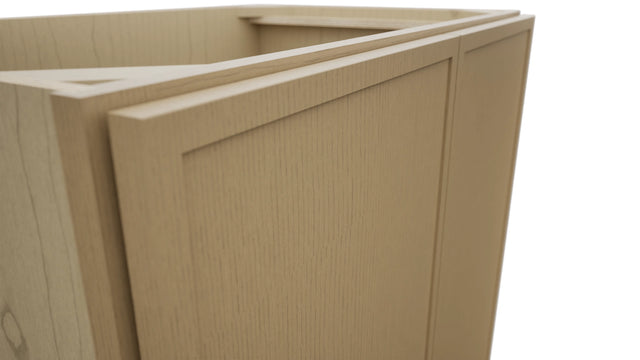 Fabuwood Luna Natural Oak VB33FD Vanity Base Standard Cabinet, Detail View