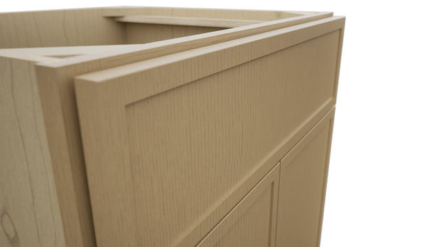 Fabuwood Luna Natural Oak VSB24-34 Vanity Sink Cabinet, Detail View