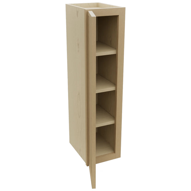 Fabuwood Luna Natural Oak W0936 Wall Standard Cabinet, Open View