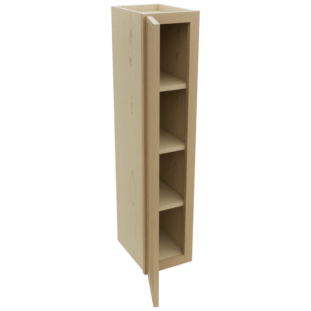 Fabuwood Luna Natural Oak W0942 Wall Standard Cabinet, Open View