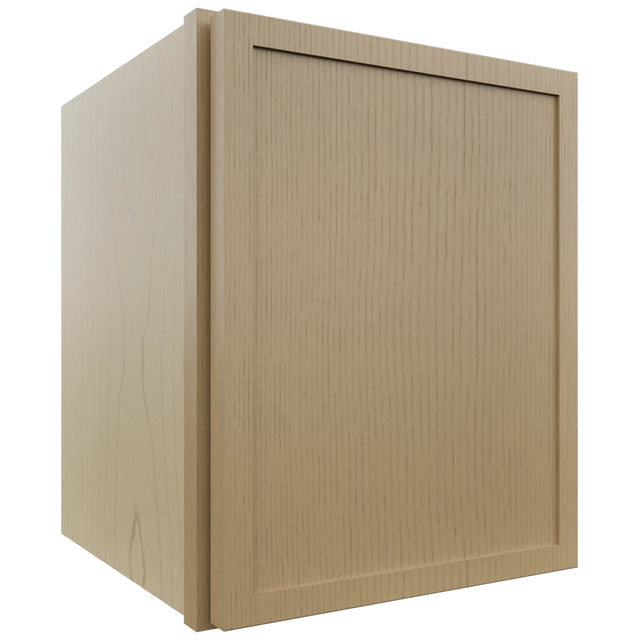 Fabuwood Luna Natural Oak W1215 Wall Standard Cabinet, Front View