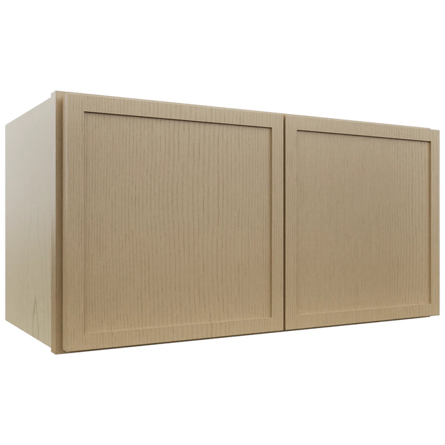 Fabuwood Luna Natural Oak W2412 Wall Standard Cabinet, Front View