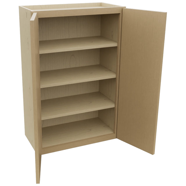 Fabuwood Luna Natural Oak W2436 Wall Standard Cabinet, Open View