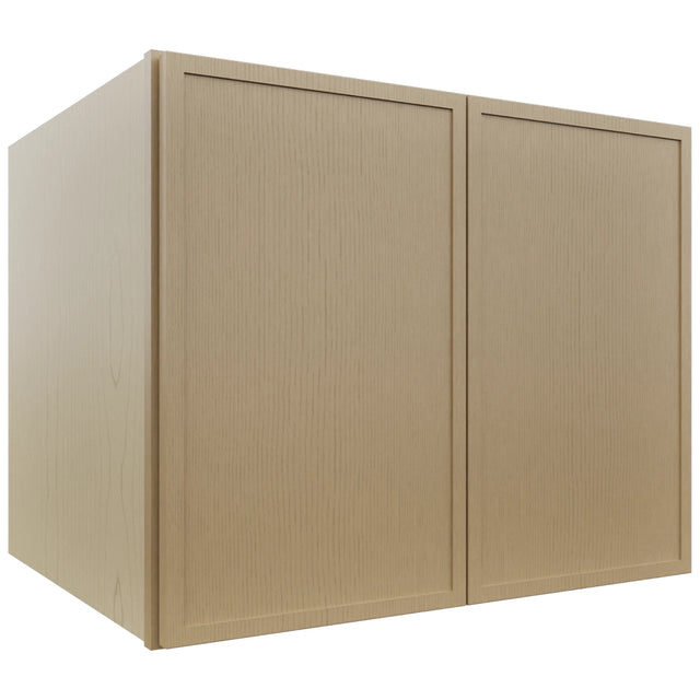 Fabuwood Luna Natural Oak W302424 Wall Deep Cabinet, Front View
