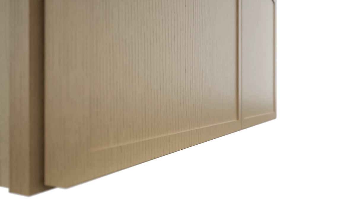 Fabuwood Luna Natural Oak W331524 Wall Deep Cabinet, Detail View