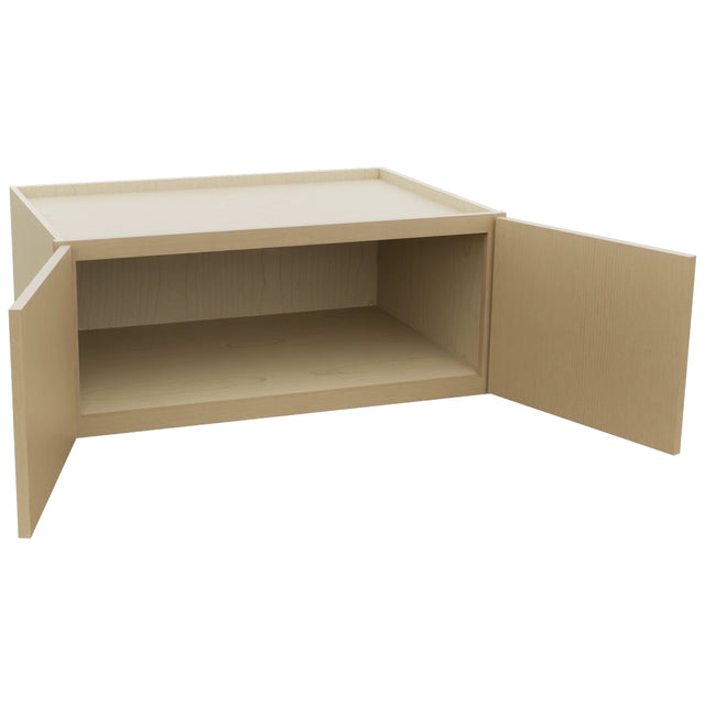 Fabuwood Luna Natural Oak W361524 Wall Deep Cabinet, Open View