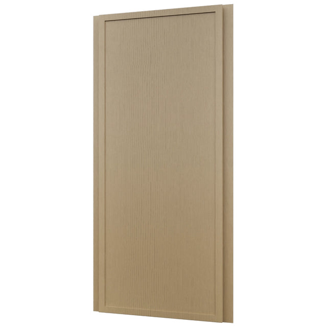 Fabuwood Luna Natural Oak WAE1236 Wall Angle End Cabinet, Front View