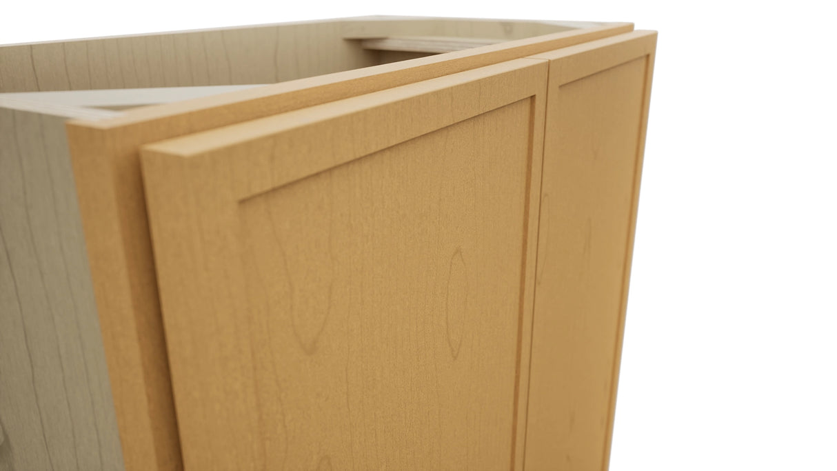 Fabuwood Luna Timber B24FD-12D Base Full Door Cabinet, Detail View