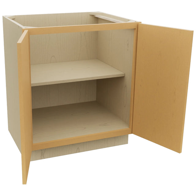 Fabuwood Luna Timber B30FD Base Full Door Cabinet, Open View