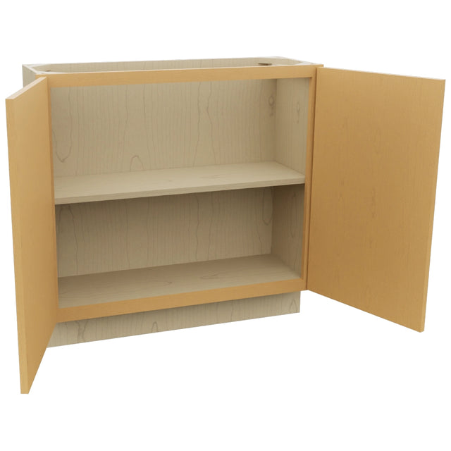 Fabuwood Luna Timber B36FD-12D Base Full Door Cabinet, Open View