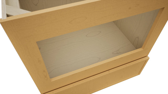 Fabuwood Luna Timber BMC30 Base Microwave Cabinet, Detail View