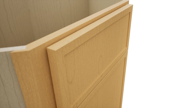 Fabuwood Luna Timber DSB36 Base Corner Diagonal Sink Cabinet, Detail View