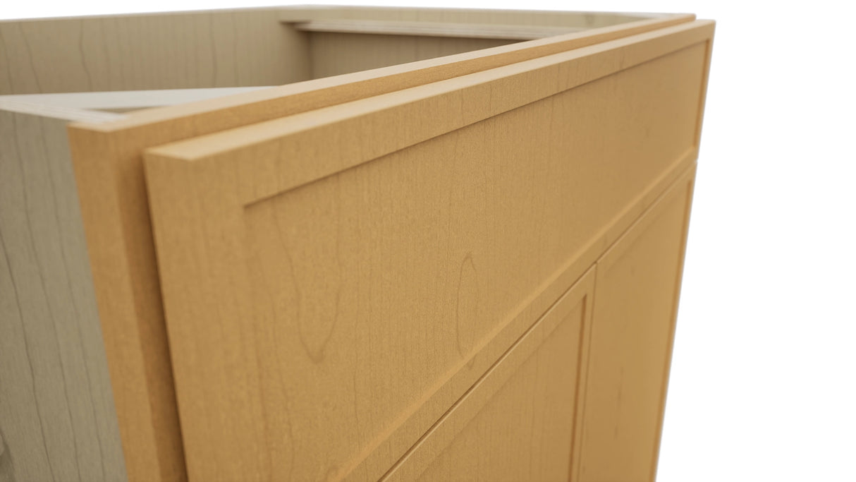 Fabuwood Luna Timber SB33SDF Base Sink Cabinet, Detail View