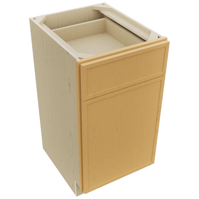 Fabuwood Luna Timber VB18-34 Vanity Base Standard Cabinet, Top View