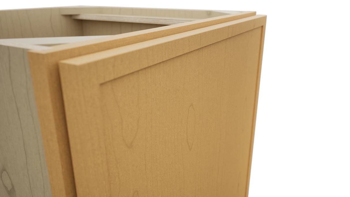 Fabuwood Luna Timber VB21FD Vanity Base Full Height Cabinet, Detail View