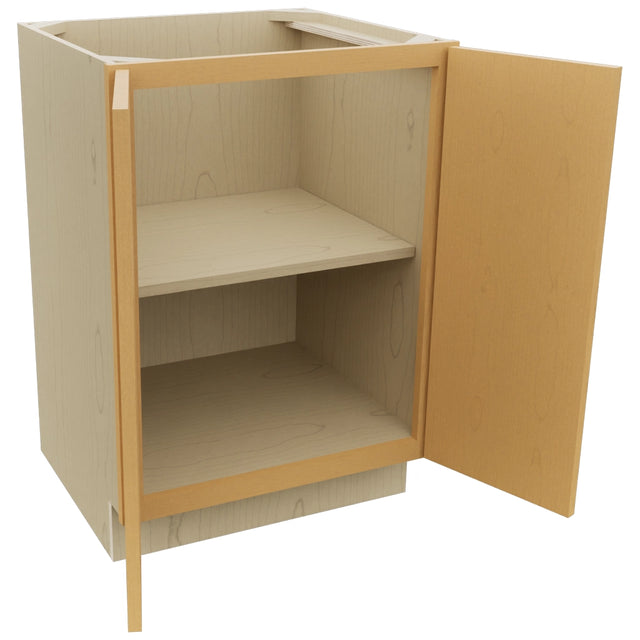 Fabuwood Luna Timber VB24FD Vanity Base Full Height Cabinet, Open View