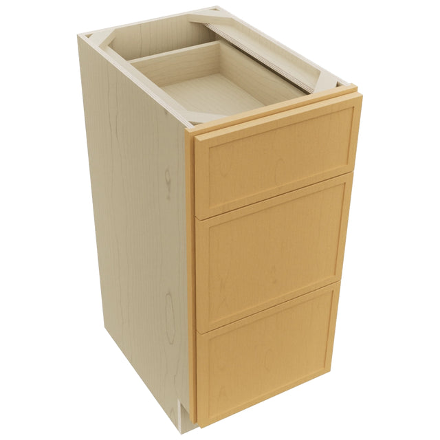Fabuwood Luna Timber VDB15-34 Vanity Drawer Cabinet, Top View