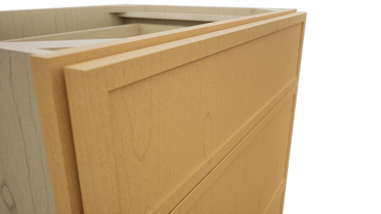 Fabuwood Luna Timber VDB27-34 Vanity Drawer Cabinet, Detail View