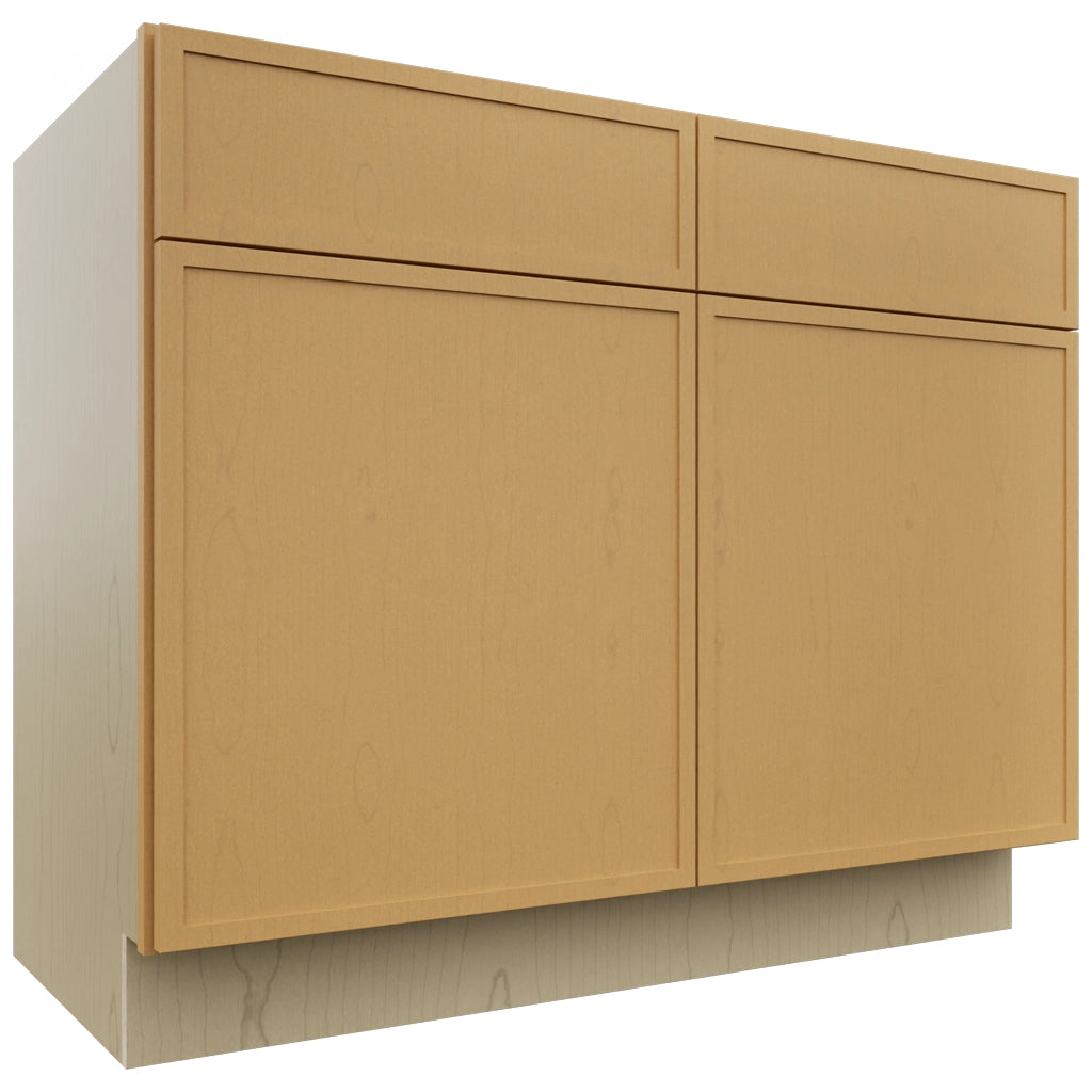 Fabuwood Luna Timber VSB42-34 Vanity Sink Cabinet, Front View