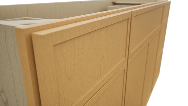 Fabuwood Luna Timber VSD60SINGLE Vanity Combo Cabinet, Detail View